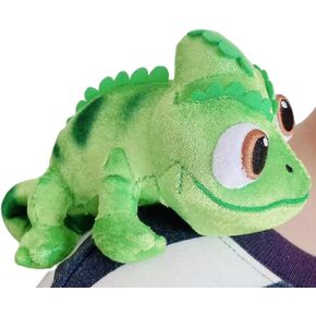 Chameleon Shoulder Plush Lizard Stuffed Animal with 50 Lizard Stickers (2PCS) - Perfect for Costumes and Play