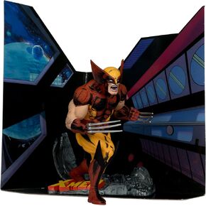 McFarlane Toys - Marvel Wolverine 1:10th Scale Posed Figure with Scene (X-Men #1)