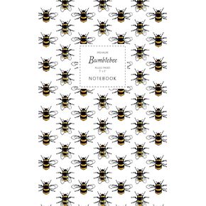 Bumblebee Notebook - Ruled Pages - 5x8 - Premium: (Sky Blue Edition) Fun notebook 96 ruled/lined pages (5x8 inches / 12.7x20.3cm / Junior Legal Pad / Nearly A5)