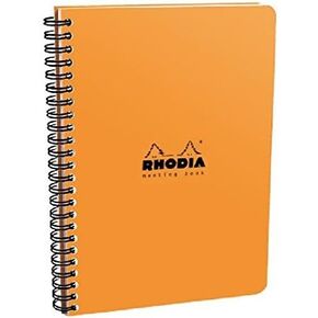 Rhodia Orange Meeting Notebook 6.5"x 8.5"