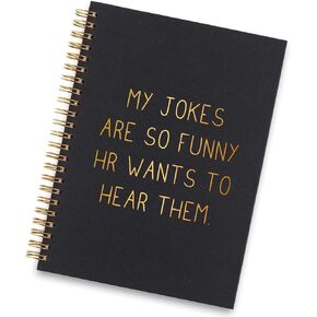 vizuzi HR Gifts for Women, HR Gag Gifts, Funny HR Gifts, Human Resources HR Director Manager Coworkers White Elephant Appreciation Thank You Gifts Spiral Notebooks ZXW14