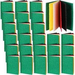 24 Pcs Felt Wordless Book Plan of Salvation Interactive Book Gospel Tracts Green Black Red White Yellow 5 Color Jesus Book Bible Salvation Spiritual Christian Book for Ministering Tool