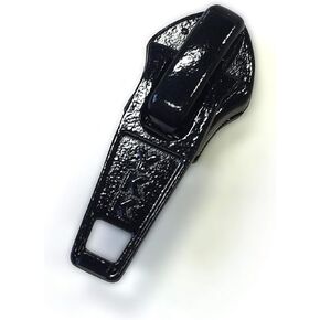 YKK #5C Black Nylon Short Tab Slider Zipper Pull - 5 Pack