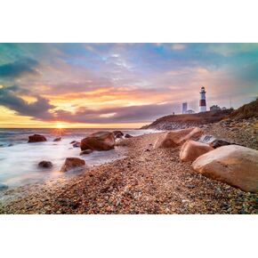 Montauk Lighthouse Puzzle Jigsaw Puzzles 1000 Pieces for Adults Scenic National Parks Ocean Landscape Beach Puzzles an Educational and Fun Game for Elders Children Family and Friends in Saudi Arabia