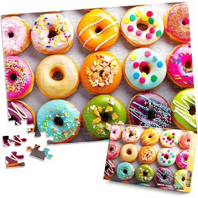 100 Piece Puzzles for Kids Ages 4-6 Brown Bear Family Puzzles for Kids Ages 6-8 8-10, 100 Piece Senior Jigsaw Puzzle for Toddlers Kids Puzzles Ages 3-5 Toys Birthday Gifts for Boys Girls Adults