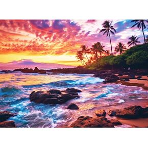 500 Piece Puzzle for Adults-Sea Turtle Puzzle| Recycled Cardboard Jigsaw Puzzles 500 Pieces | Challenging Family Activity Great Gift Idea for Family Friends | Difficult Puzzles Size 20.5X 15 inches