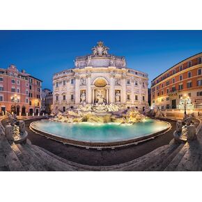 Trevi Fountain Puzzles Jigsaw Puzzle 750 Pieces for Adultsand Kids an Educational Fun Games for Elders Children Family and Friends