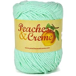 Peaches & Creme (Cream) Cotton Yarn Mint 2.5 oz. (Green) in Kuwait