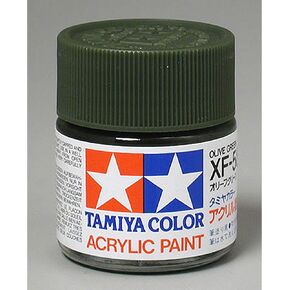TAMIYA Acrylic XF58 Flat Olive Green TAM81358 Plastics Paint Acrylic