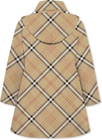 Betusline Girl's Hooded Trench Coat Single Breasted Dress Outerwear, 2-14 Years in Saudi Arabia