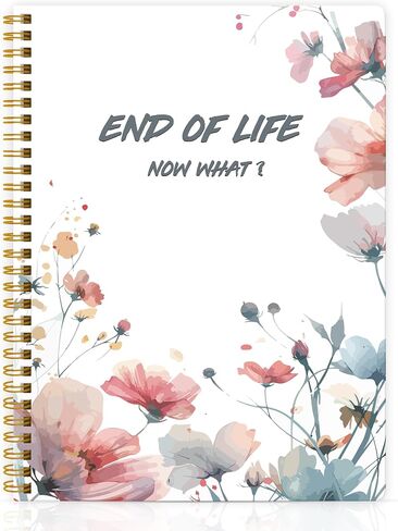 End of Life Planner – When I'm Gone Organizer Notebook, If I Die Planner, Final Arrangements Organizer for Beneficiary, Will Preparation, Last Wishes & Funeral Planning, B5 - White in Saudi Arabia
