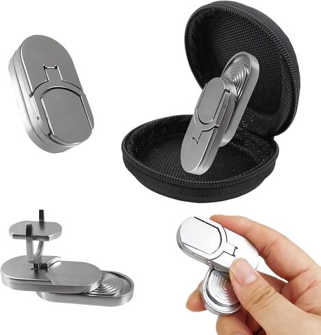 Fidget Adults Toy for ADHD，Magnetic Metal Fidget Toy for Desk，Cool EDC Magnets Slider Stress Relief Toy for Office，Anxiety Relief Haptic Multiple Ways Play Finger Push Spin Coins Decompression Toys in Saudi Arabia