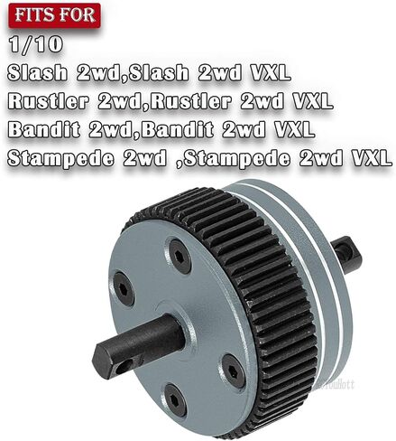 RC Differential Upgrades Part for 1/10 Slash/Rustler/Bandit/Stampede 2wd VXL,Aluminum Diff Gear Hops Up,Navy Blue(#2388X) in Saudi Arabia