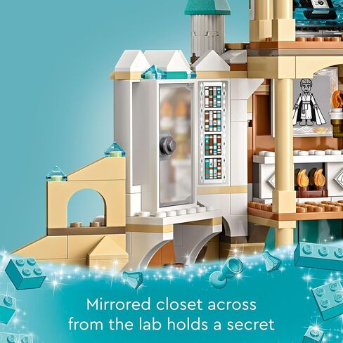 Lego Disney Wish: مجموعة ألعاب King Magnifico Castle 43224 ، وهي مجموعة قابلة للتحصيل للأطفال الذين تتراوح أعمارهم بين 7 سنوات وما فوق للعب المشاهد المفضلة من فيلم ديزني ، يلعب Inspire Play داخل القصر in Saudi Arabia