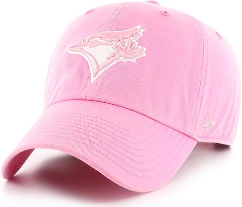 '47 MLB Rose Pink Primary Logo Clean Up Adjustable Strap Hat Cap, Adult One Size Fits All (San Francisco Giants) in Saudi Arabia