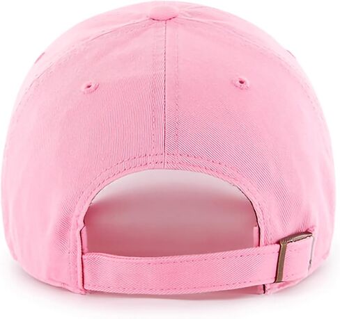 '47 MLB Rose Pink Primary Logo Clean Up Adjustable Strap Hat Cap, Adult One Size Fits All (San Francisco Giants) in Saudi Arabia