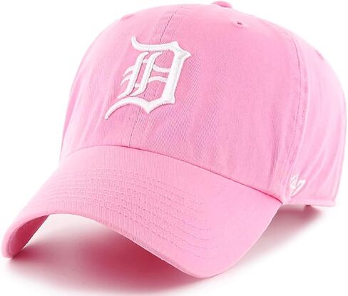 '47 MLB Rose Pink Primary Logo Clean Up Adjustable Strap Hat Cap, Adult One Size Fits All (San Francisco Giants) in Saudi Arabia