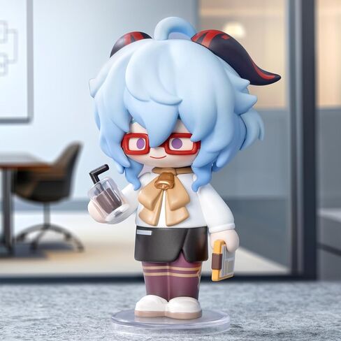 POP MART Genshin Impact Dress-Up Dreams Themed Chibi Series Figures, Genshin Impact Blind Box Figures, Random Design Action Figures Collectible Toys Home Decorations,Birthday Gifts, Single Box in Saudi Arabia