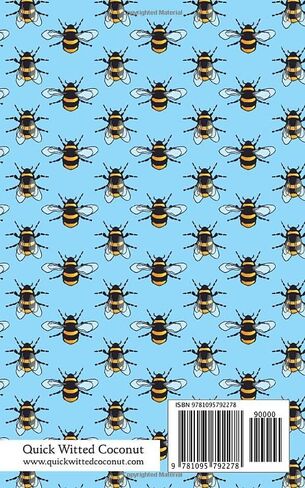Bumblebee Notebook - الصفحات المحكم - 5x8 - Premium: (Sky Blue Edition) دفتر الملاحظات المرح 96 صفحات محكم / مبطن (5 × 8 بوصات / 12.7x20.3 سم / صغار اللوحة القانونية / ما يقرب من A5) in Kuwait