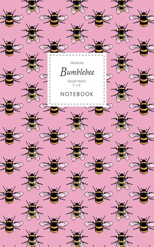 Bumblebee Notebook - الصفحات المحكم - 5x8 - Premium: (Sky Blue Edition) دفتر الملاحظات المرح 96 صفحات محكم / مبطن (5 × 8 بوصات / 12.7x20.3 سم / صغار اللوحة القانونية / ما يقرب من A5) in Kuwait