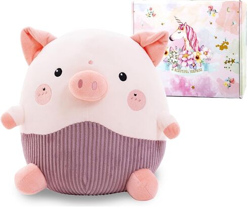 Cat Plush Pillow 13.3 Inch, Cute Cat Stuffed Animal, Cute Stuffed Cat Plushie,Soft Cat Plush Pillow for Room Decor, Gifts for Girls, Kids on Birthday, Christmas in Saudi Arabia