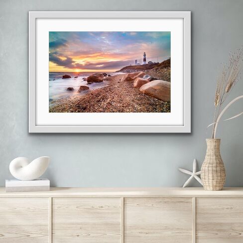 Montauk Lighthouse Puzzle Jigsaw Puzzles 1000 Pieces for Adults Scenic National Parks Ocean Landscape Beach Puzzles an Educational and Fun Game for Elders Children Family and Friends in Saudi Arabia
