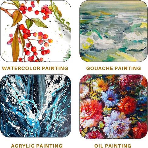 Artecho 32 PCS Paint Brushes for Acrylic Painting, Acrylic Paint Brushes for Oil, Watercolor, Acrylic, Gouache and Canvas Painting in Saudi Arabia