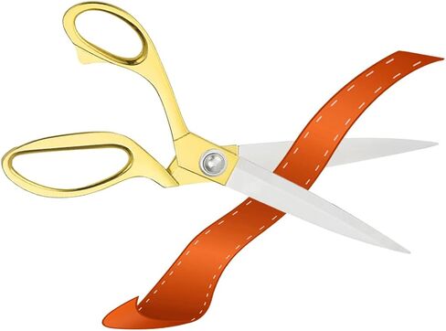 Antique Bronze Scissors All Purpose, Professional Cutting Tool for Cutting Fabric, Silk, Leather, Paper, Cordage, Stainless Steel 10.5" Heavy Duty Sharp Scissors for Office Home School in Saudi Arabia