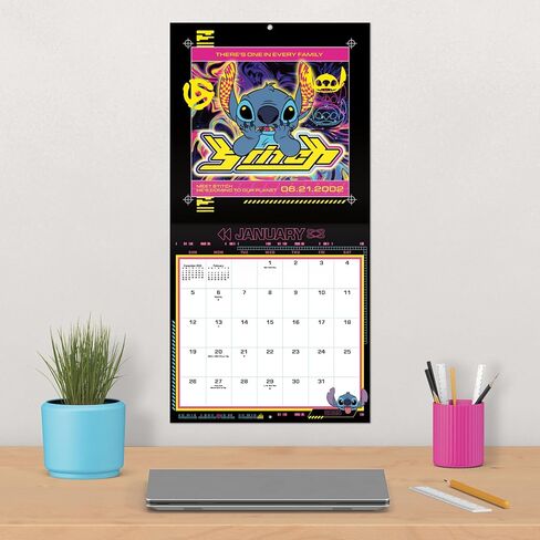 2025 Stitch Wall Calendar & Push Pins in Saudi Arabia