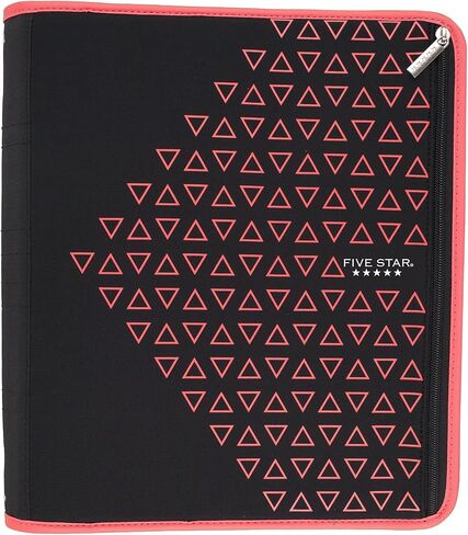 Five Star Zipper Binder, 2 Inch 3 Ring Binder, Xpanz, Gray Lines (29040Hx9) in Kuwait