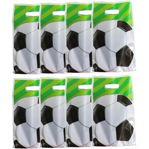 30Pieces Soccer Gift Bags Treat Candy Bags Soccer Goodie Bags Soccer Theme Gift Bags for Birthday Kids Party Football Themed Party Favors