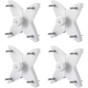 uxcell 17lbs Hardwall Hanger for Hardware, Fasteners Hooks Wall Mount Non-Mark Hook Picture Photo Frame Hangers, 50 Pcs