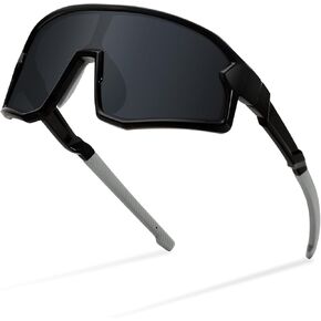 Kids Sunglasses for Boys Girls, Baseball Softball Sunglasses for Youth Teens Polarized Running Cycling Glasses