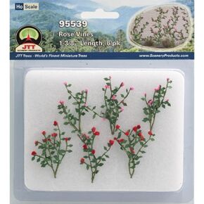 Flowering Plants Rose Vines HO Scale Hobby Train Sceneries
