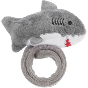 Abaodam 3pcs Shark Slap Bracelet Animal Slap Bracelets Plush Stuffed Animal Hugger Snap Wrist Band for Kids Birthday Party