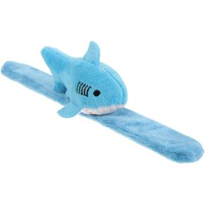 Abaodam 3pcs Shark Slap Bracelet Animal Slap Bracelets Plush Stuffed Animal Hugger Snap Wrist Band for Kids Birthday Party