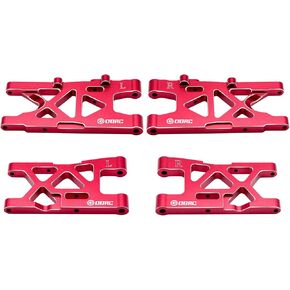 OGRC Aluminum Front and Rear Suspension Arms for ARRMA 1/8 Mojave 4X4 4S BLX Upgrade Parts (Titanium)