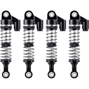 53mm RC Shocks Front & Rear Shock Absorber Upgrade Parts for Redcat 1/18 Ascent-18 Rock Crawler Car (#A Black)