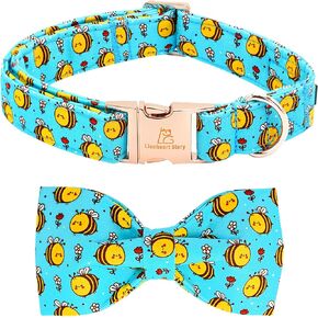 Lionheart Glory الكلب القوس طوق عيد الحب طوق الكلب للكلاب الصغيرة قلوب طباعة طوق الكلب مع ربطة العنق الربيع الكلب الياقات الحيوانات الأليفة طوق الأقواس الياقات لطيف in Kuwait