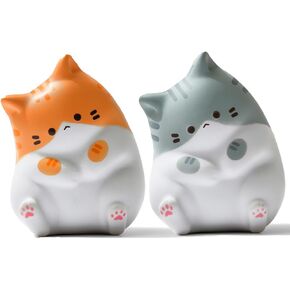 ألعاب Cat Secnsory Toys Desk For Kids Classroom Freace Righting Toys for Aexiety Toys Hights for Game School Gifts Party Forts (Gray + Orange)