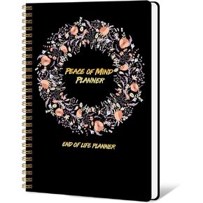 Doura End of Life Planner: رغباتي النهائية لمخطط نهاية الحياة ، منظم مخطط الموت للمعلومات المستفيدة ، سوف تحضير ، آخر رغبات ، 9.5 " * 7"