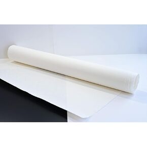[10 Pcs] Korean Traditional Mulberry Paper HanJi Handmade Plain Natural White Double Layer 28.3" x 55.9"