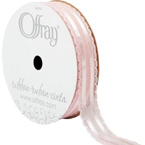 Offray 5/8" Wide Satin Craft and Decorative Ribbon, 9 Total Feet, Multicolor