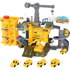 deAO Military Base Army Toys Army Plane Fighter Rocket Truck Vehicle Toys Set Military Toys Gifts for Kids Aged 3+