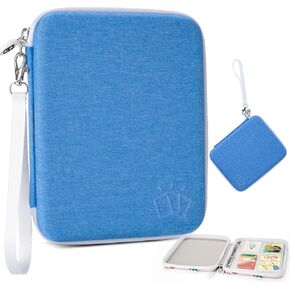 Card Case for Yoto Cards,80-Pockets Trading Yoto Player Card Binder with Zipper,Portable Card Holder Book for Holding Mini Audiobook Cards,Suitable for Boys and Girls(Wildlife)