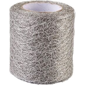 Cheriswelry 20Yards 3Inch Wide Spider Web Lace Net Black Deco Mesh Ribbon Roll Hollow Tulle Fabric Web Ribbon for DIY Gift Flower Packaging Skirt Making Home Decor Crafts