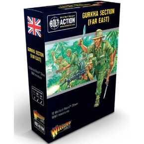 Warlord Games Gurkha Section - 28mm Scale Miniatures for Bolt Action Highly Detailed World War 2 Miniatures for Table-top Wargaming, 403011115
