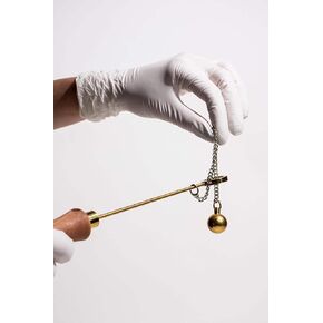 ‘s Gravesande’s Ring, Ball and Ring Thermal Expansion Demonstration, Educational Science Tool, Solid Brass with Wooden Handle