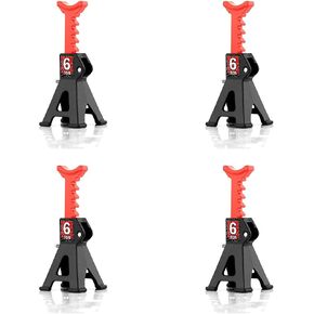 1/24 RC Toy Jack Stands 1/18 Simulation 6 Ton Metal Adjustable Mini Jacks Stand for 1:18 1:24 Scale Crawler Car Axial SCX24 Kyosho Tamiya HSP FCX24 TRX4M SCX24 AX24 Ford Bronco (Green, 4 PCS)