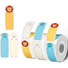 Phomemo D30 D35 Q31 Q32 Q30S Q30 Label Maker Tape, Black on Colorful Starry Sky Patterns Sticker Thermal Label Paper, Self-Adhesive Label Tape, 0.47" 12 x 40 mm (0.47 x 1.57 Inch) 3-Rolls